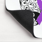 Tapis De Souris Sensibilisation aux papillons de tatouage - Épilep (Coin)