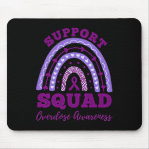 Tapis De Souris Sensibilisation aux surdoses du squat Arc-en-ciel