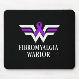 Tapis De Souris Sensibilisation des guerriers Ribbon violet Cadeau