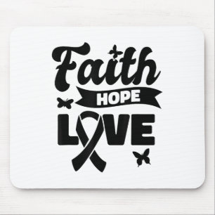 Tapis De Souris Sensibilisation Heimers - Faith Hope Love Sunflowe