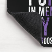 Tapis De Souris Sensibilisation internationale aux surdoses Porter (Coin)