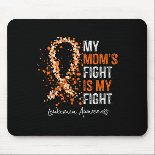 Tapis De Souris Sensibilisation Orange Ruban Mon combat de maman e