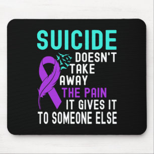 Tapis De Souris Sensibilisation Santé mentale Prévention du suicid