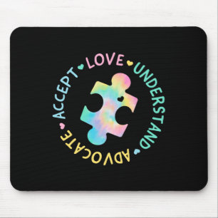 Tapis De Souris Sensibilisation sur l'autisme Accepter Adapt Advoc