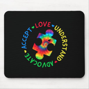 Tapis De Souris Sensibilisation sur l'autisme Accepter Adapt Advoc
