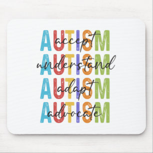 Tapis De Souris Sensibilisation sur l'autisme Accepter Comprendre