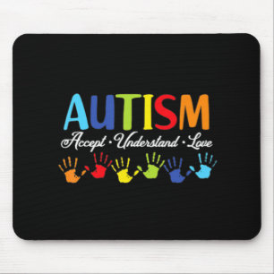 Tapis De Souris Sensibilisation sur l'autisme Accepter Comprendre