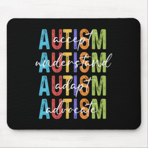 Tapis De Souris Sensibilisation sur l'autisme Accepter Comprendre