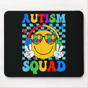 Tapis De Souris Sensibilisation sur l'autisme Autisme Escouade Sou