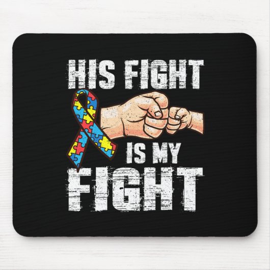 Tapis De Souris Sensibilisation sur l'autisme Autisme Maman Papa S (Devant)