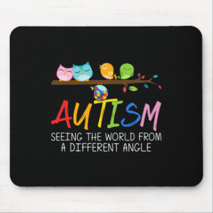 Tapis De Souris Sensibilisation sur l'autisme Bird