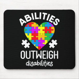 Tapis De Souris Sensibilisation sur l'autisme Capacités de l'ensei