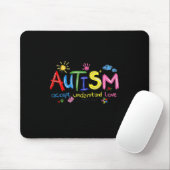 Tapis De Souris Sensibilisation sur l'autisme de brosse Accepter C (Avec souris)