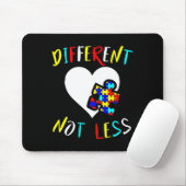 Tapis De Souris Sensibilisation sur l'autisme Design cadeau différ (Avec souris)