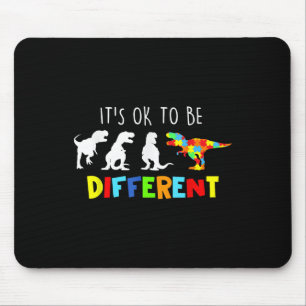 Tapis De Souris Sensibilisation sur l'autisme Dinosaur Enfants Gar