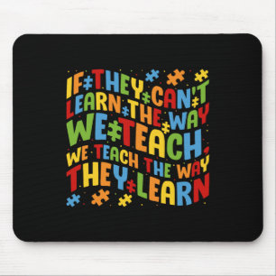 Tapis De Souris Sensibilisation sur l'autisme Enseignant Puzzle Pi