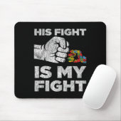 Tapis De Souris Sensibilisation sur l'autisme Maman Papa Parents A (Avec souris)