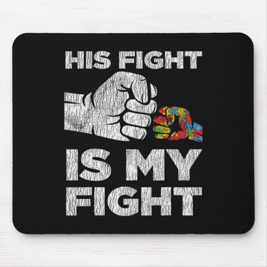 Tapis De Souris Sensibilisation sur l'autisme Maman Papa Parents A (Devant)