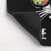 Tapis De Souris Sensibilisation sur l'autisme Mois Chat Autisme Ma (Coin)