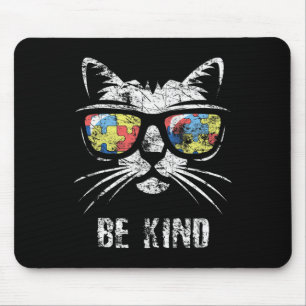 Tapis De Souris Sensibilisation sur l'autisme Mois Chat Autisme Ma
