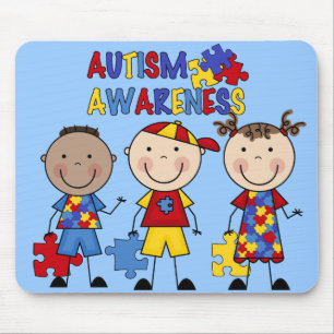 Tapis De Souris Sensibilisation sur l'autisme Mousepad