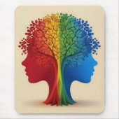 Tapis De Souris Sensibilisation sur l'autisme - Soins - Mousepad (Devant)