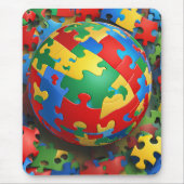 Tapis De Souris Sensibilisation sur l'autisme - Soins - Mousepad (Devant)