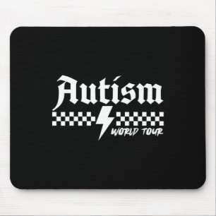 Tapis De Souris Sensibilisation sur l'autisme World Autism Tour Be