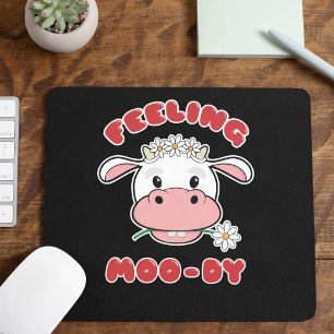Tapis De Souris Sentiment Taureau-nesque Citation de Vache de De