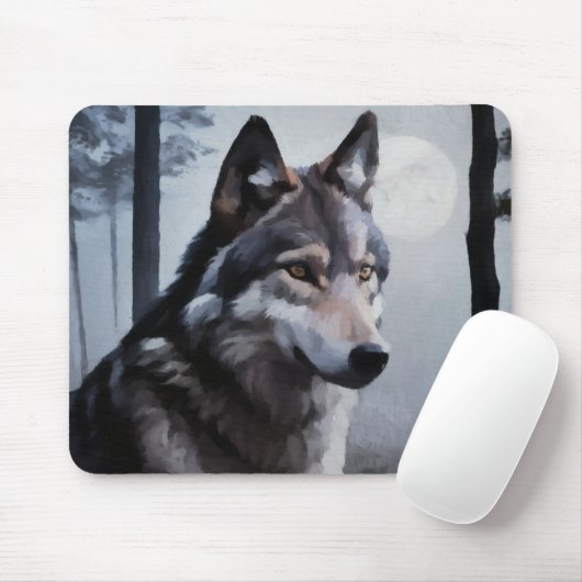 Tapis De Souris Sentinelle au clair de lune (Avec souris)