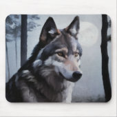 Tapis De Souris Sentinelle au clair de lune (Devant)