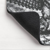 Tapis De Souris Sentinelle Hibou ailé par BurnsInHell (Coin)