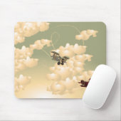 Tapis De Souris Sépia de BiPlane (Avec souris)