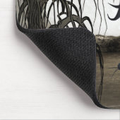 Tapis De Souris Sepia Goth Girl (Coin)