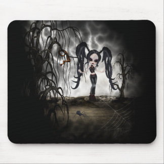 Tapis De Souris Sepia Goth Girl Vignette