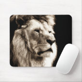 Tapis De Souris Sepia Lion (Avec souris)