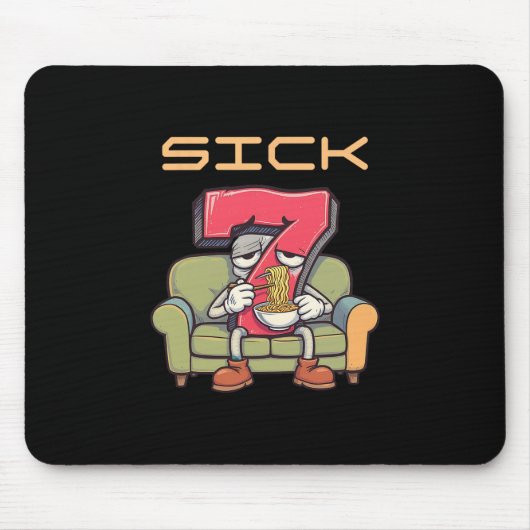 Tapis De Souris Sept Malade 67 Mème Six Sept 1  (Devant)