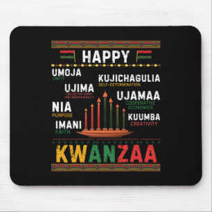 Tapis De Souris Sept Principes De Kwanzaa Happy Kwanzaa 6