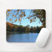 Tapis De Souris Sept sources Automnes Arbres et Étang (Avec souris)
