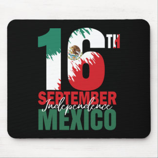 Tapis De Souris Septembre Fête de l'Indépendance Mexicaine Chemise