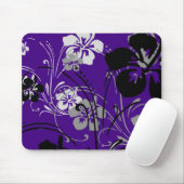 Tapis De Souris Sérénade tropicale (pourpre) Mousepad (Avec souris)