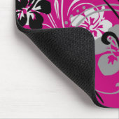 Tapis De Souris Sérénade tropicale (rose) Mousepad (Coin)