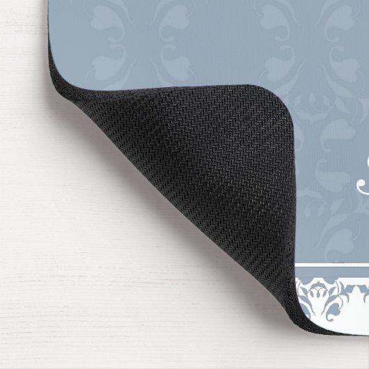 Tapis De Souris Serene Damask Border Mousepad (Coin)