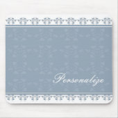 Tapis De Souris Serene Damask Border Mousepad (Devant)