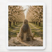 Tapis De Souris Serene Orchard Sticky Notes | Romantic Botanical (Devant)