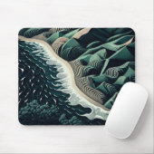 Tapis De Souris Serene Shores (Avec souris)