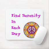Tapis De Souris Sérénité de découverte dans chaque jour (Avec souris)