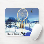 Tapis De Souris Sérénité d'hiver (Avec souris)