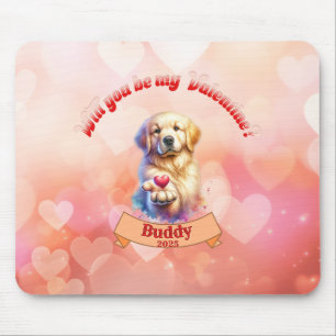 Tapis De Souris Serez-vous ma Valentine ? personnalisée