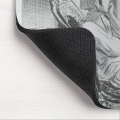 Tapis De Souris Série "Bas-Bleus de Les", lune d'O (Coin)